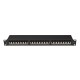 Patchpanel 24 port 1U KAT6A EK. PPSA-1024-B Czarny