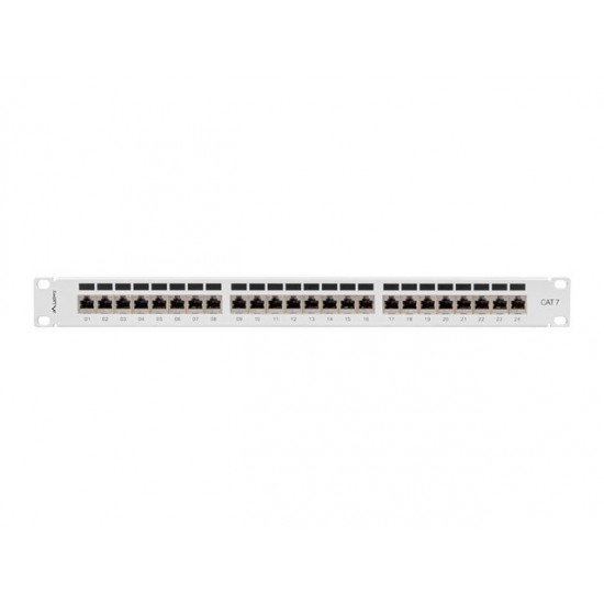 Patchpanel 24 port 1U KAT7 EK. PPS7-1024-S Szary 