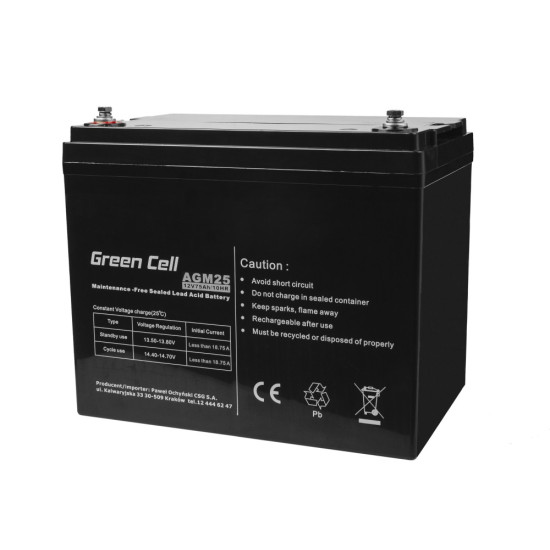 Akumulator AGM 12V 75Ah 