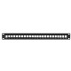 Patch panel pusty 24 porty 1U 19 cali czarny do modułów keystone 