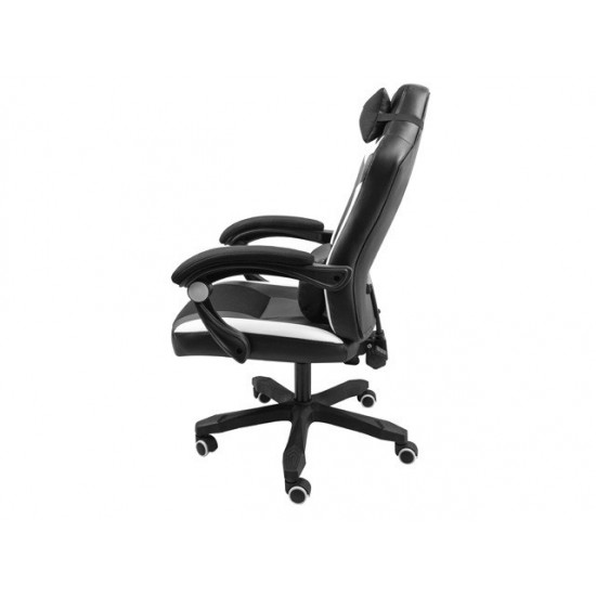 Fotel dla graczy Fury Avenger M+ Czarno-biały 