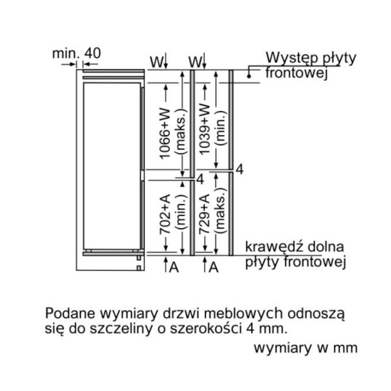 Chłodziarko-zamrażarka KIS86AFE0 