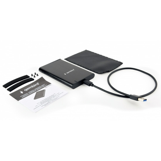 Obudowa zewnętrzna 2.5 cala USB 3.1 Czarna 