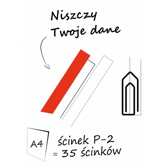 Niszczarka shredstar S10 6mm P-2 O-1