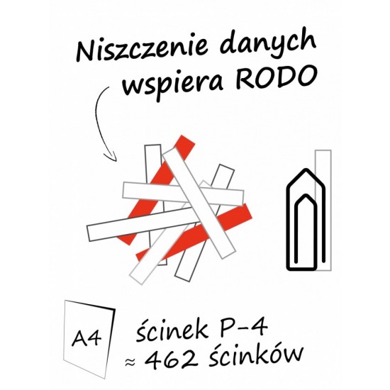 Niszczarka shredstar X8 ścinki 4.5x30mm P-4