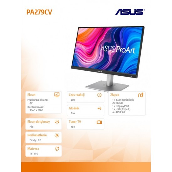 Monitor 27 cali PA279CV 