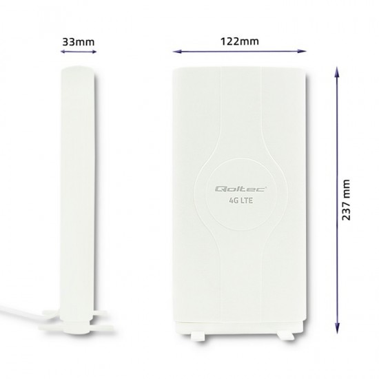 Antena 4G LTE dookólna | 2xSMA | 30dBi | wewnętrzna 