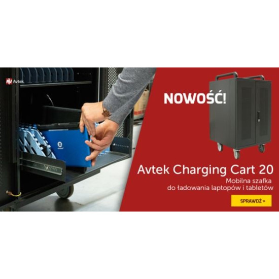 Charging Cart 20 Mobilna szafka do ładowania laptopów 