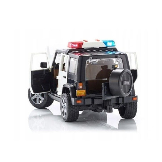 Pojazd Jeep Wrangler Rubicon policja z figurką
