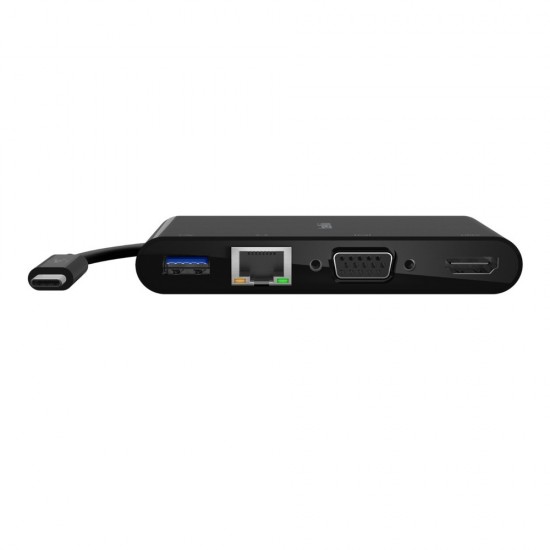 Adapter multimedialny USB-C GBE, HDMI, VGA, USB 