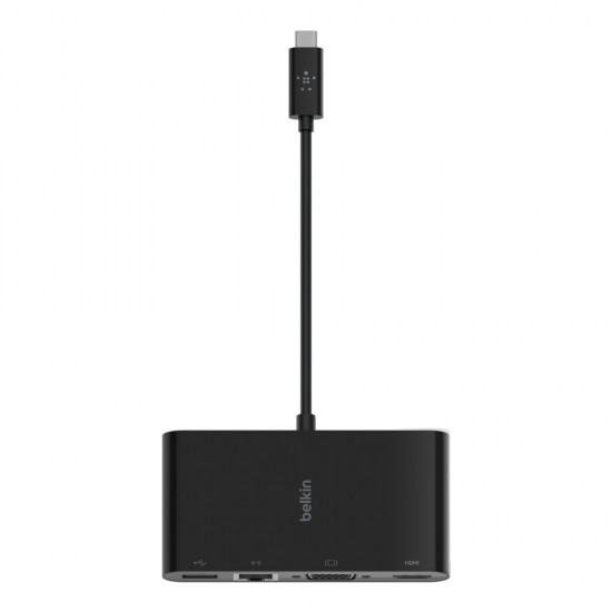 Adapter multimedialny USB-C GBE, HDMI, VGA, USB 