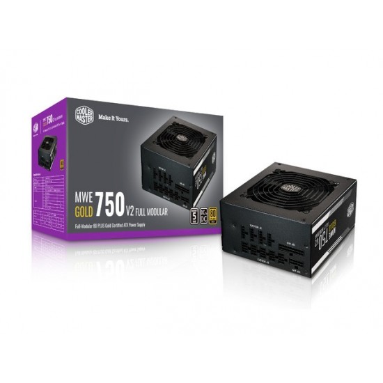 Zasilacz MWE Gold V2 750W modularny 80+ Gold 