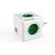Rozgałęziacz PowerCube Original USB 2202GN/FROUPC Zielony