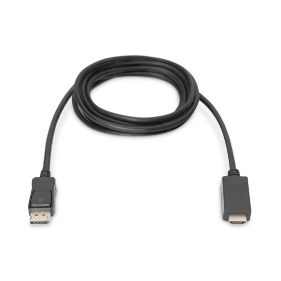 Kabel adapter DisplayPort 1.2 z zatrzaskiem 4K 60Hz UHD Typ DP/HDMI A M/M czarny 2m