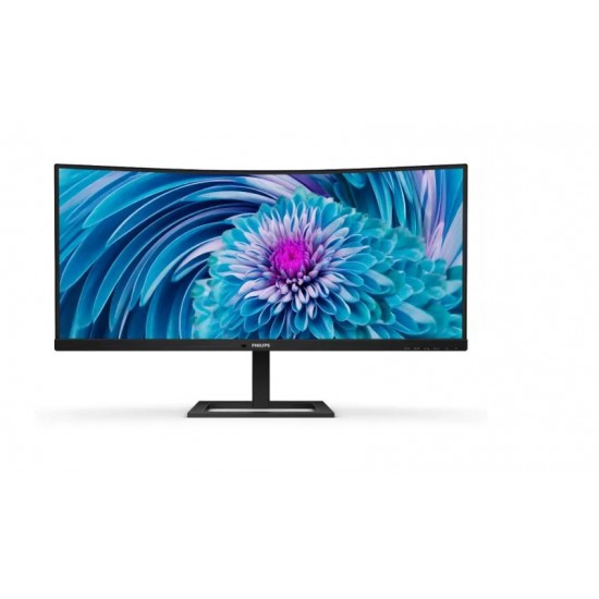 Monitor 346E2CUAE 34 cale VA Curved HDMI, DP, USB-C Głośniki, Regulowana wysokość