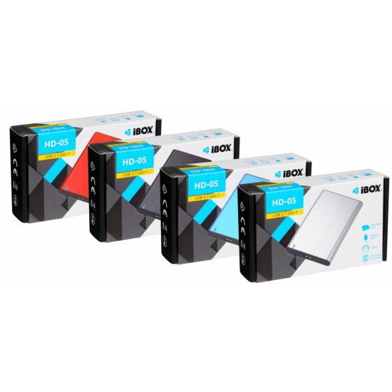 Obudowa IBOX HD-05 2.5 USB 3.1 Szara