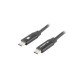 Kabel USB-C M/M 2.0 CA-CMCM-40CU-0018-BK Czarny 1.8m