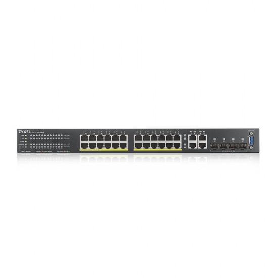 GS2220-28HP 24xGbE L2 PoE Switch GbE Uplink 1Y NCC Pro Pack LIC  GS2220-28HP-EU0101F 