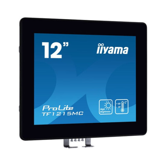 Monitor TF1215MC-B1 12cali IPS, HDMI, DP, VGA, IP65, poj.10pkt, 450cd/m2 