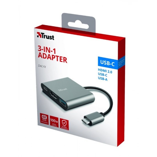DALYX adapter USB C 3w1