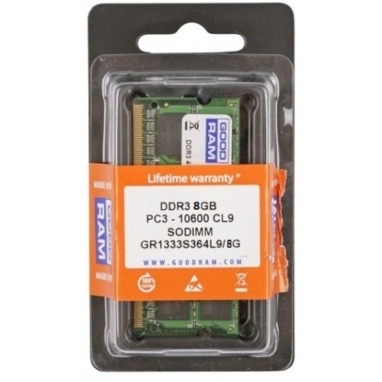 DDR3 SODIMM 8GB/1333 (1*8GB) CL9