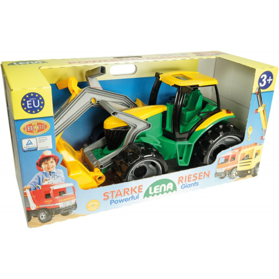LENA Traktor Spychacz + Koparka opakowanie