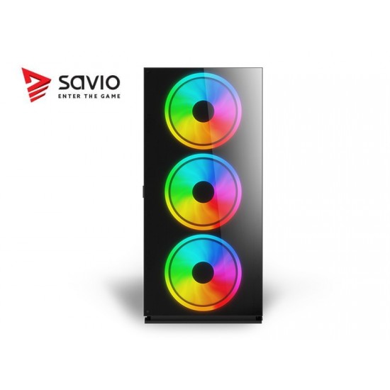 Obudowa PC SAVIO Prime X1 ARGB Glass