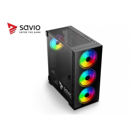 Obudowa PC SAVIO Prime X1 ARGB Glass