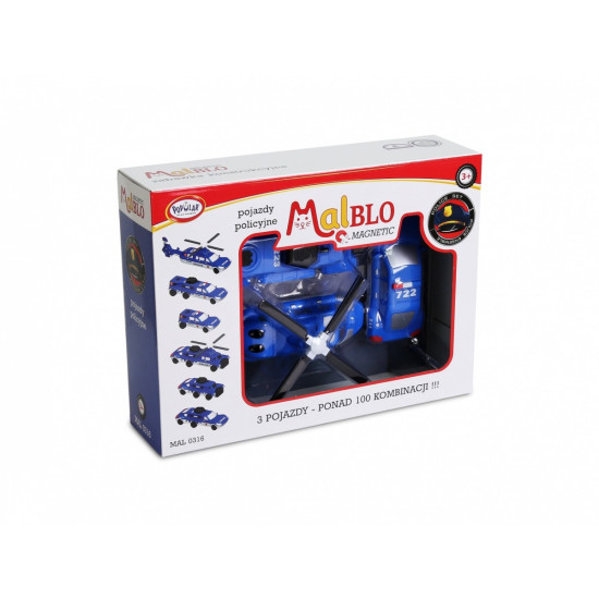 MalBlo Magnetyczne pojazdy policyjne