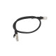 Patchcord KAT.6 0.5m Fluke Passed Czarny