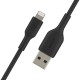 Kabel PVC USB-C to Lightning 1m Black