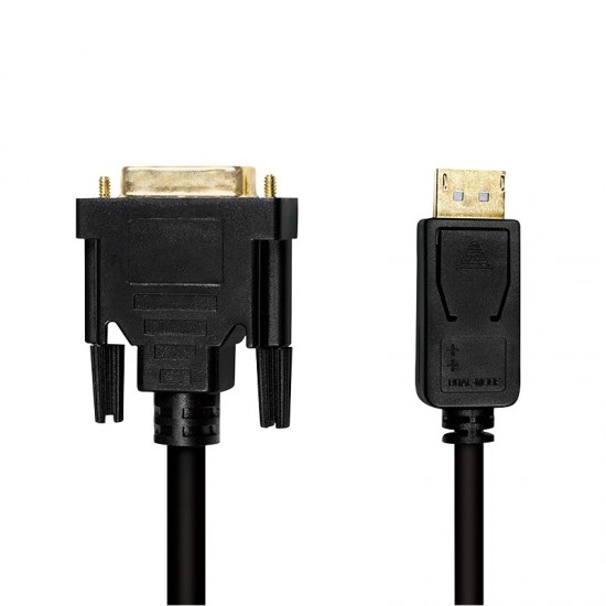 Kabel DisplayPort 1.2 do DVI 5m Czarny