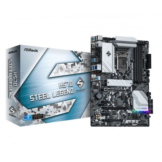 Płyta główna H570 Steel Legend s1200 4DDR4 HDMI/DP M.2 ATX 