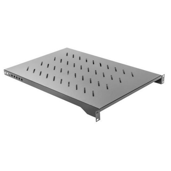 Półka do szaf 19 cali 1000mm 1U 483x750mm czarna 