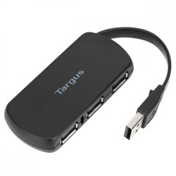 4-Port USB Hub USB 2.0 Black 
