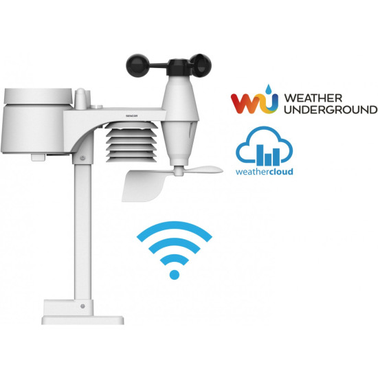 Profesjonalna stacja METEO WiFi SWS 12500 wys. LCD 21,4cm Kolor 