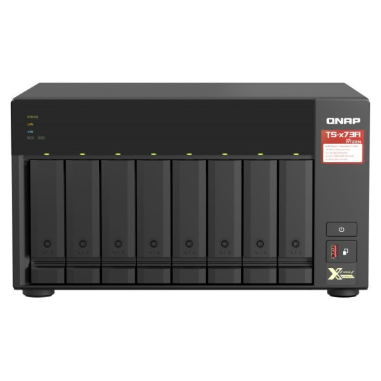 Serwer NAS TS-873A-8G AMD Ryzen V1500B 2.2GHz 8GB RAM 