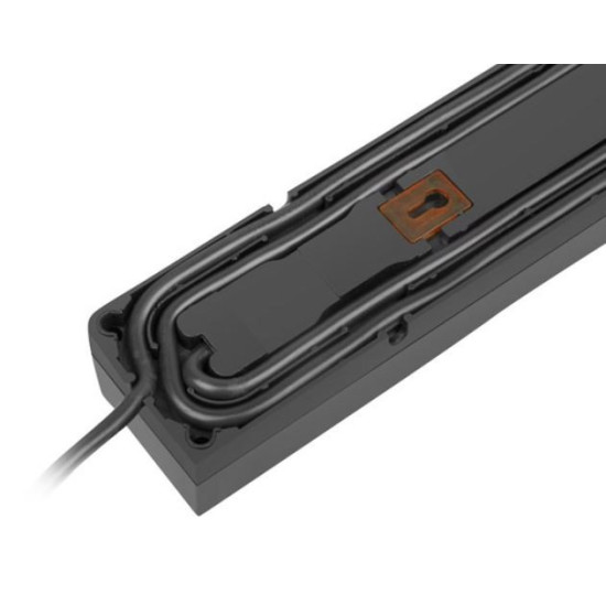 Listwa zasilająca Z5 3m 5x230V 10A  Z5/30/CZ czarna