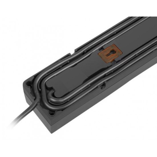 Listwa zasilająca Z5 3m 5x230V 10A  Z5/30/CZ czarna