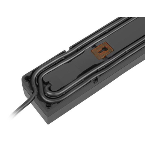 Listwa zasilająca Z5 5m 5x230V 10A  Z5/50/CZ czarna