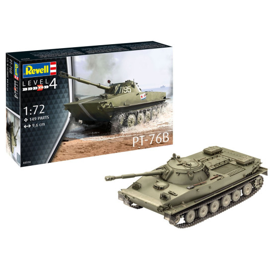 Model plastikowy do sklejania PT-76B 