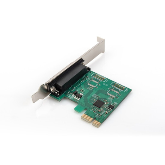 Karta rozszerzeń/Kontroler LPT PCI Express, 1xDB25, Low Profile, Chipset: MCS9901