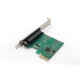 Karta rozszerzeń/Kontroler LPT PCI Express, 1xDB25, Low Profile, Chipset: MCS9901