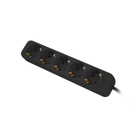 Listwa przedluzacz   3m 5X230v c PS0-05F-0300-BK