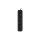 Listwa przedluzacz   3m 5X230v c PS0-05F-0300-BK