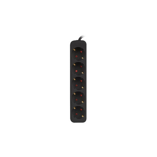Listwa przedluzacz   3m 5X230v c PS0-05F-0300-BK
