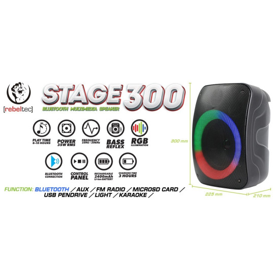 Głośnik Bluetooth STAGE 300 