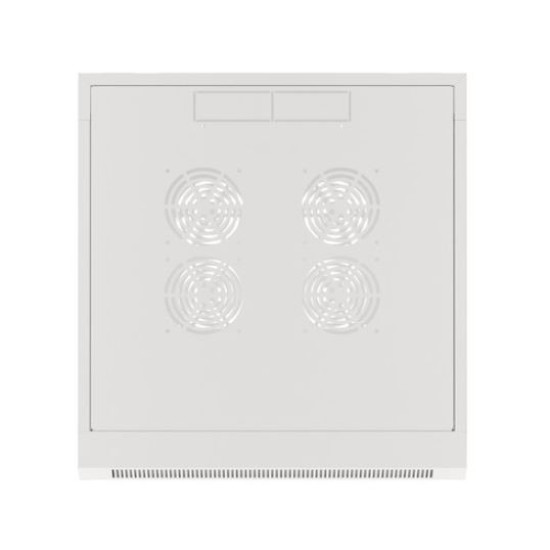 Szafa instalacyjna RACK wisząca 19 cali 4U 570x600 szara WFFA-5604-10S