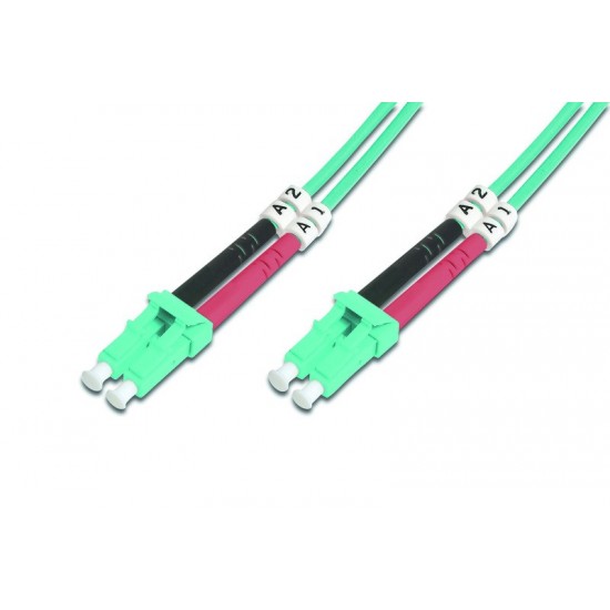 Patch cord światłowodowy FO LC-LC MM 50/125 OM3 duplex LSOH 3m