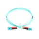 Patch cord światłowodowy FO LC-LC MM 50/125 OM3 duplex LSOH 2m